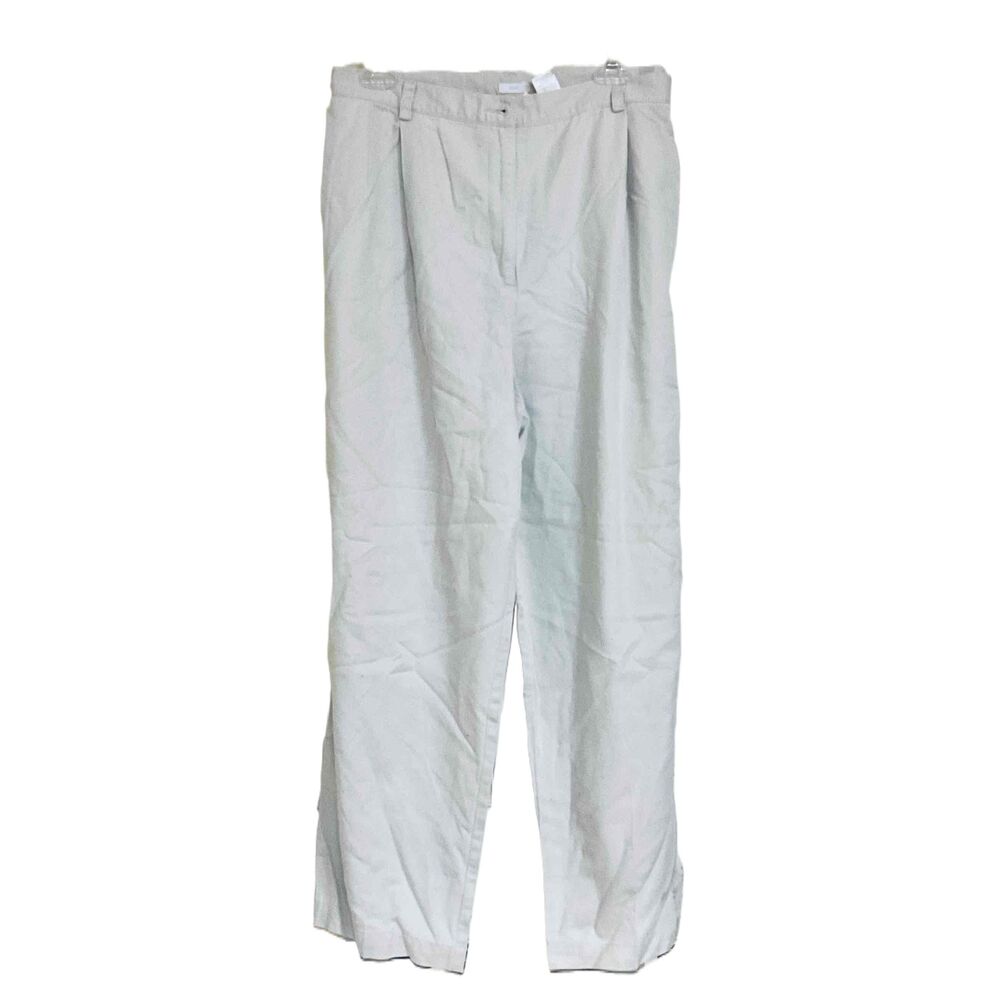 Liz Claiborne ‘Kylie’ Beige Wrinkle Free Cotton Pants Size 22 Petite